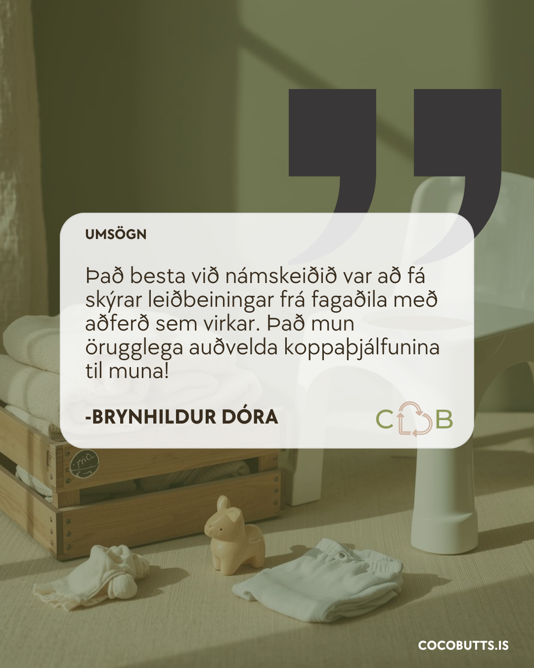 Koppaþjálfun á Gullna tímanum - 18-30 mánaða - netnámskeið