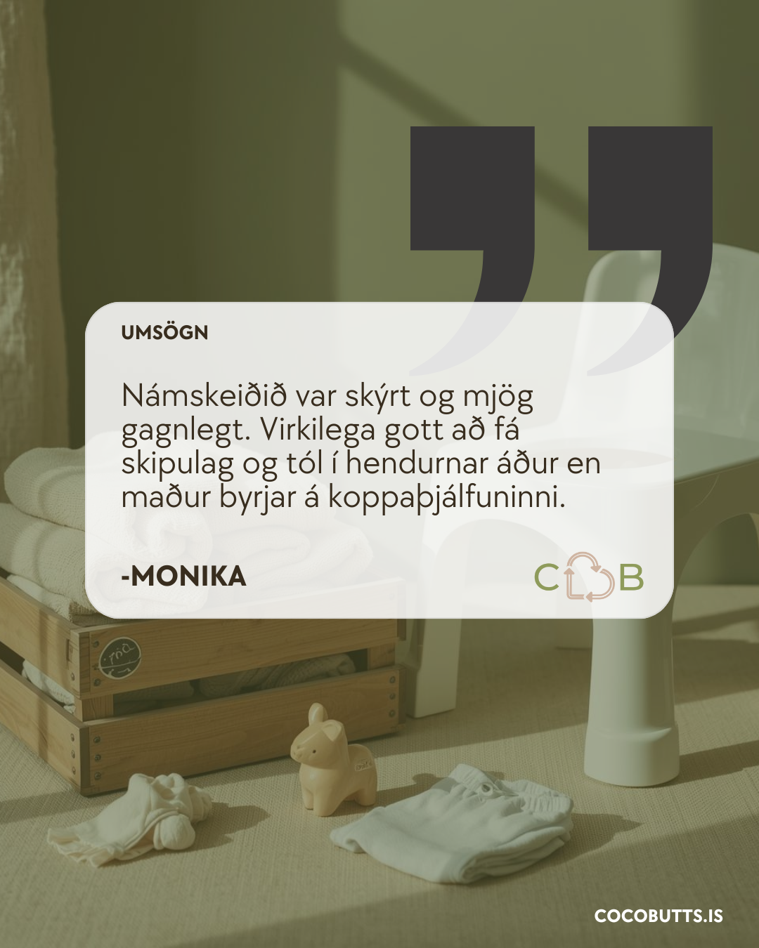 Koppaþjálfun á Gullna tímanum - 18-30 mánaða - netnámskeið