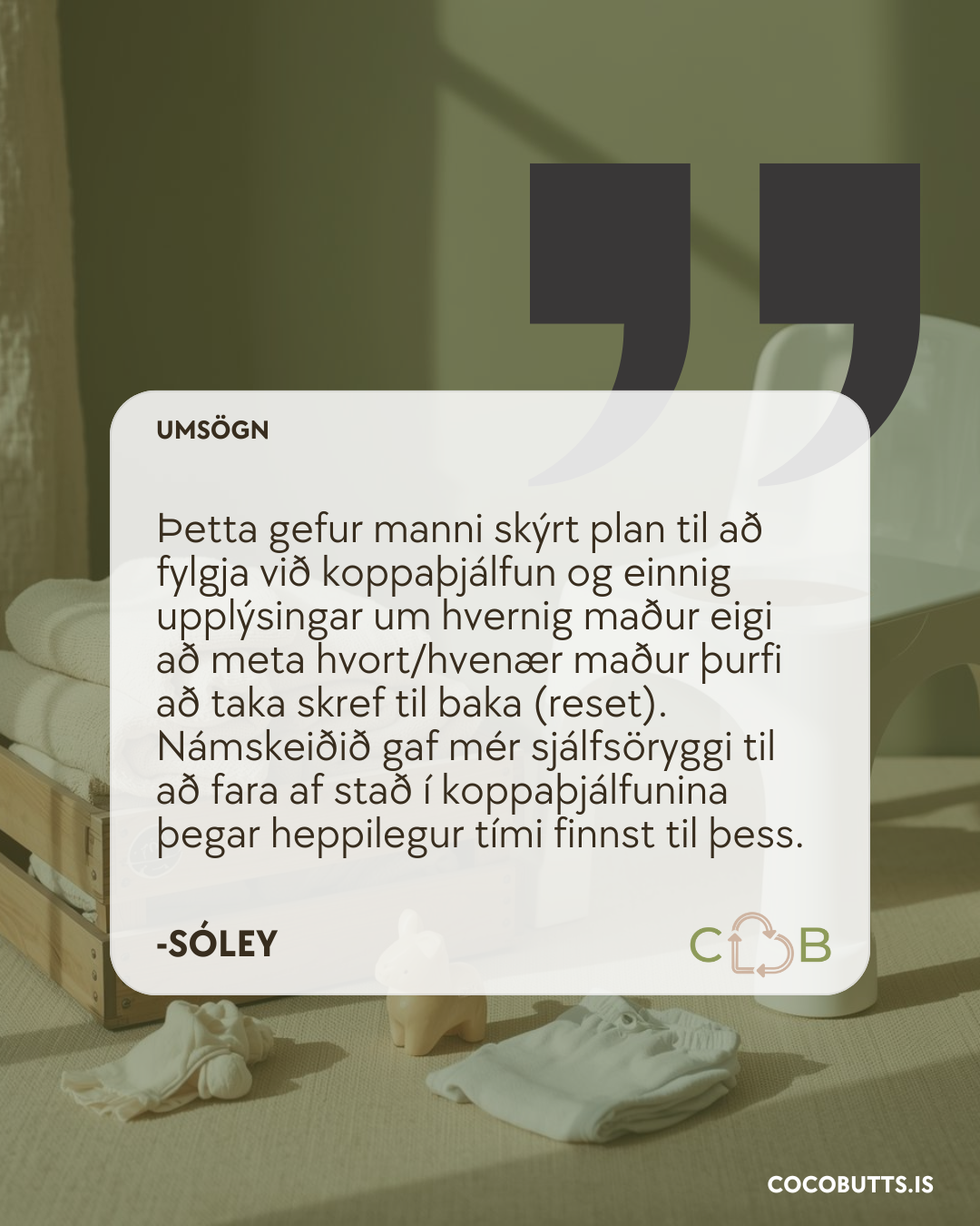 Koppaþjálfun á Gullna tímanum - 18-30 mánaða - netnámskeið