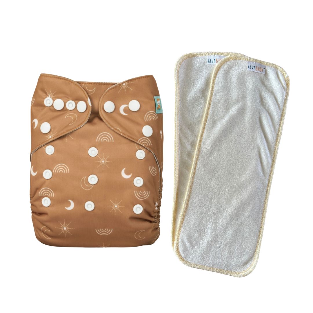 AWJ vasableyjur með tveimur bambus innleggjum - 3,5-15kg